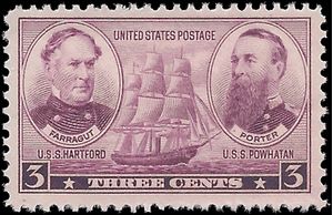 # 792 3c Navy Issue-Farragut & Porter 1937 Mint NH