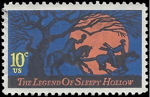 #1548 10c American Folklore Legend of Sleepy Hollow 1974 Used
