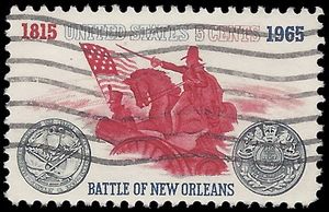 #1261 5c Battle of New Orleans 1965 Used