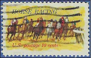 #1528 10c 100th Anniversary Kentucky Derby 1974 Used
