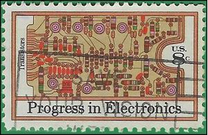 #1501 8c Progress in Electronics 1973 Used