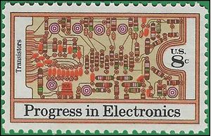 #1501 8c Progress in Electronics 1973 Used