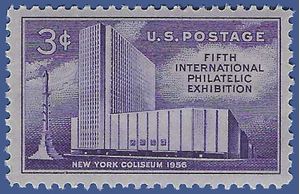 #1076 3c 5th International Philatelic Expo 1956 Mint NH