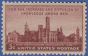 # 943 3c 100th Anniversary Smithsonian Institution 1946 Mint NH