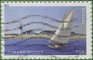#4558 (44c Forever) Edward Hopper 2011 Used