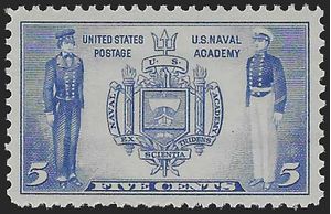 # 794 5c U.S. Naval Academy 1937 Mint NH