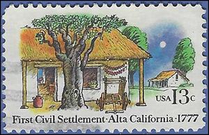 #1725 13c 200th Anniversary Alta California 1977 Used