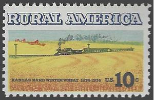 #1506 10c Rural America 1974 Mint NH