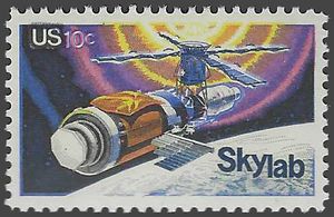 #1529 10c 1st Anniversary Skylab 1974 Mint NH