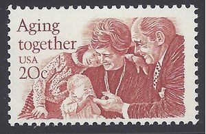 #2011 20c Aging Together 1982 Mint NH
