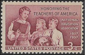 #1093 3c School Teachers of America 1957 Mint NH