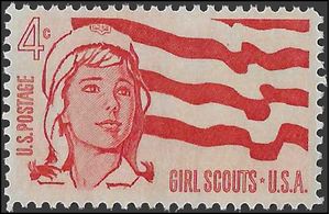 #1199 4c 50th Anniversary of the Girl Scouts 1962 Mint NH