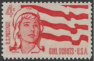 #1199 4c 50th Anniversary of the Girl Scouts 1962 Mint NH