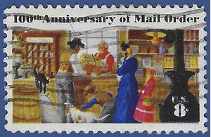 #1468 8c 100th Anniversary Mail Order 1972 Used