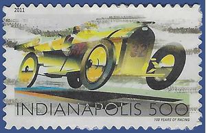 #4530 (44c Forever) 100th Anniversary Indianapolis 500 2011 Used