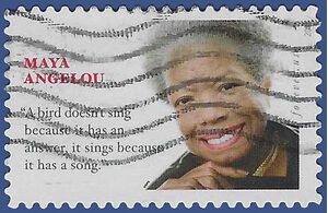 #4979 (49c Forever) Maya Angelou 2015 Used