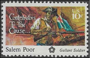#1560 10c American Bicentennial Salem Poor 1975 Mint NH