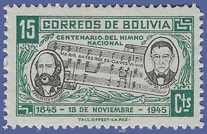 Bolivia # 310 1946 Mint H