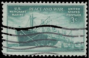 # 939 3c US Merchant Marine 1946 Used