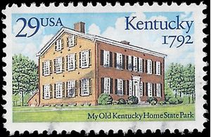 #2636 29c Kentucky Statehood Bicentennial 1992 Used
