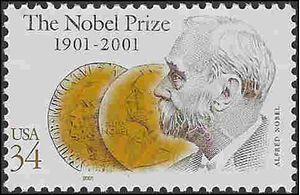 #3504 34c 100th Anniversary The Nobel Prize 2001 Mint NH