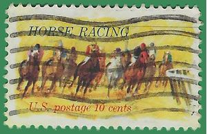 #1528 10c 100th Anniversary Kentucky Derby 1974 Used