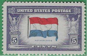 # 913 Overrun Countries Netherlands 1943 Mint NH
