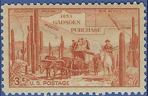 #1028 3c Gadsden Purchase Centenary 1953 Mint NH