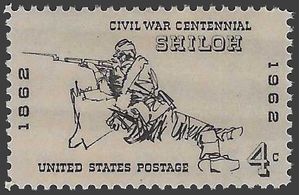 #1179 4c Civil War Centennial Shiloh 1962 Mint NH