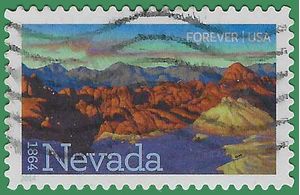 #4907 (49c Forever) Nevada Statehood 2014 Used