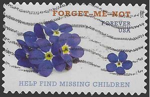 #4987 (49c Forever) Help Find Missing Children 2015 Used