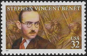 #3221 32c Stephen Vincent Benet 1998 Mint NH