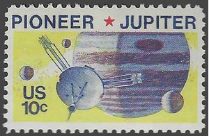 #1556 10c US Space Satellite Pioneer 10 1975 Mint NH