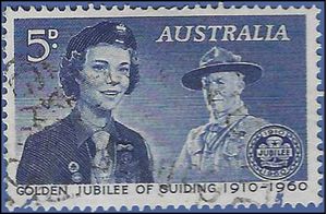 Australia # 335 1960 Used