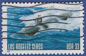 #3372 33c Los Angles Class Submarine 2000 Used