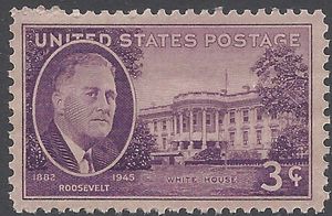 # 932 3c Franklin D. Roosevelt 1945 Mint NH