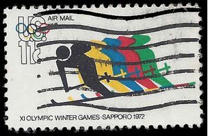 Scott C 85 11c US Air Mail 11th Olympic Games 1972 Used