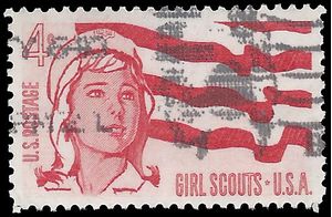 #1199 4c 50th Anniversary of the Girl Scouts 1962 Used