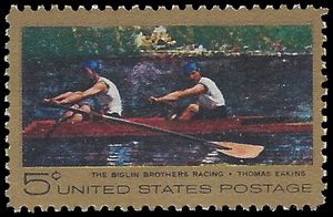 #1335 5c Thomas Eakins 1967 Mint NH