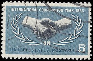 #1266 5c International Cooperation Year 1965 Used