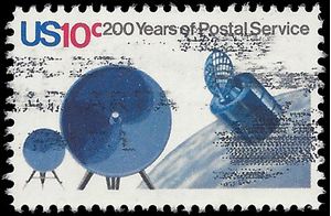 #1575 10c 200 Years of the United States Postal Service Satellite Mailgrams 1975 Used