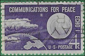 #1173 4c Communications for Peace 1960 Used