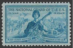 #1017 3c National Guard 1953 Mint NH