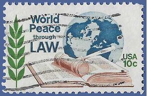 #1576 10c World Peace through Law 1975 Used