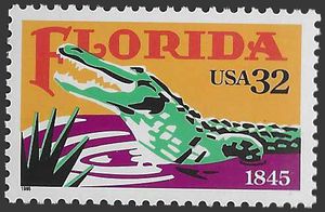 #2950 32c 150th Anniversary Florida Statehood 1995 Mint NH