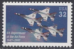 #3167 32c 50th Anniversary U.S. Air Force 1997 Mint NH