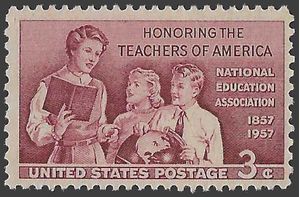 #1093 3c School Teachers of America 1957 Mint NH