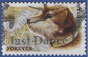 #4547 (44c Forever) Owney the Postal Dog 2011 Used