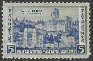 # 789 5c U.S. Military Academy at West Point 1937 Mint NH