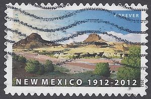 #4591 (44c Forever) New Mexico Statehood 2012 Used